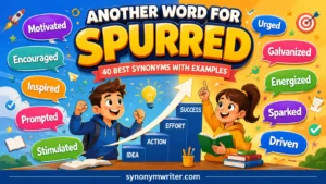 Another Word for Spurred: 40 Best Synonyms