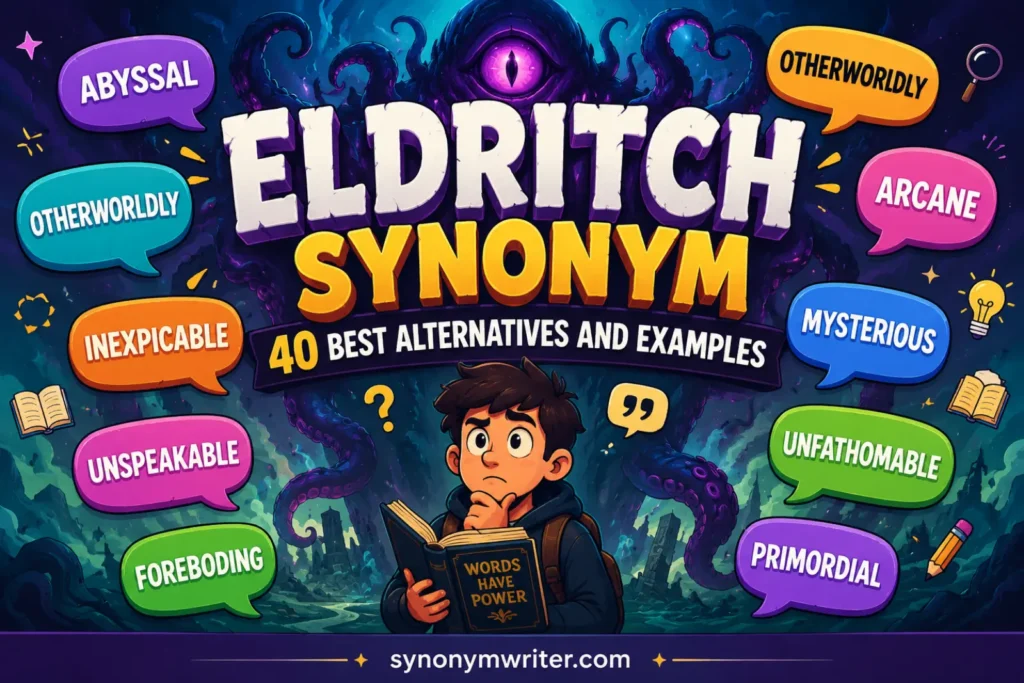 Eldritch Synonym: 40 Best Alternatives and Examples