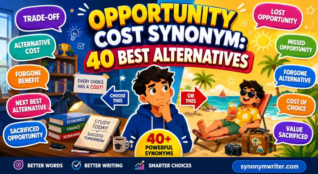Opportunity Cost Synonym: 40 Best Alternatives