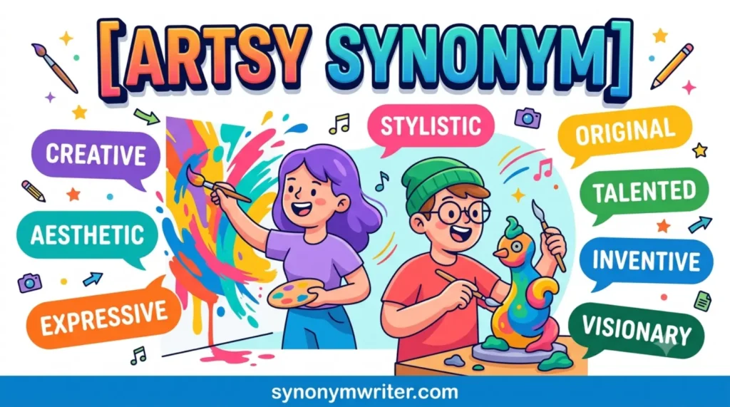 Artsy Synonym: 40 Best Alternatives with Examples