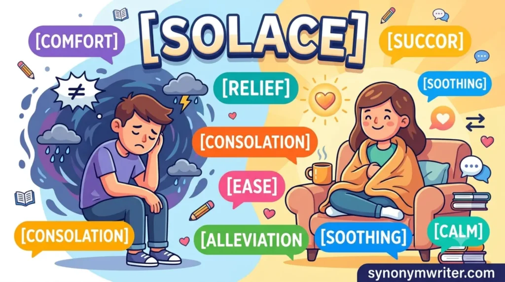 Synonyms of Solace: Complete Vocabulary Guide