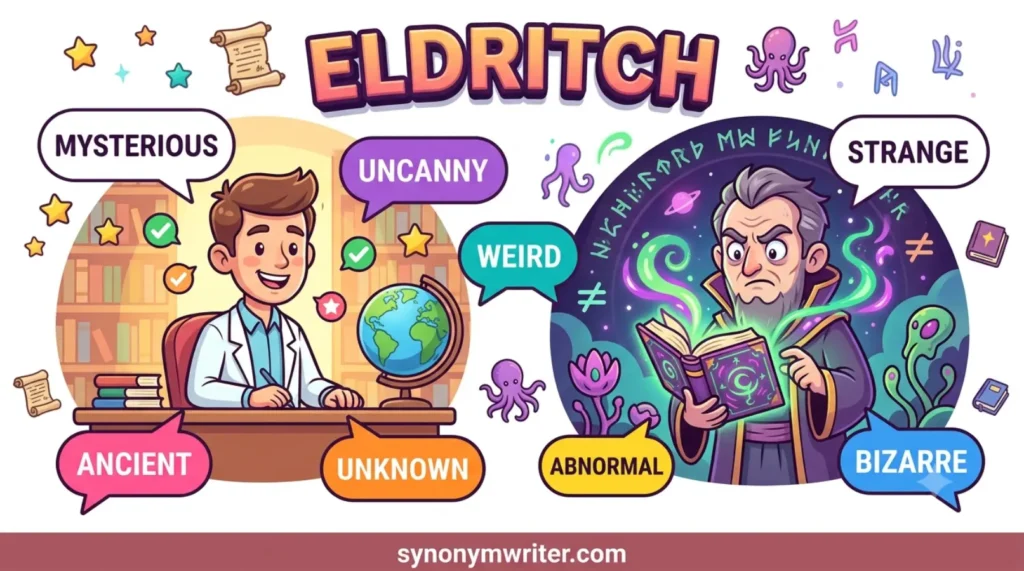 Eldritch Synonym: 40 Best Alternatives and Examples