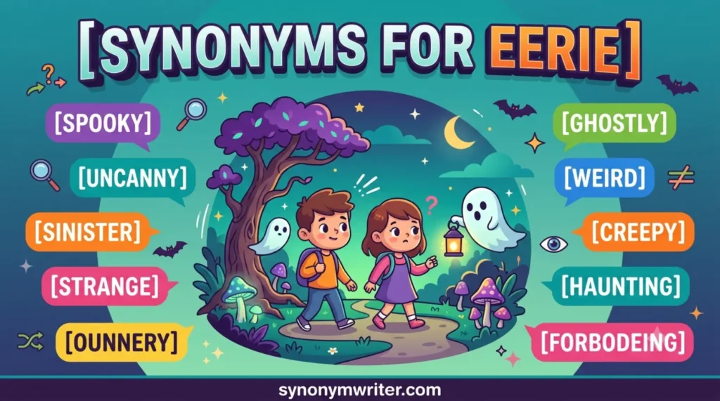 Synonyms for Eerie: Meaning, Examples and Related Words