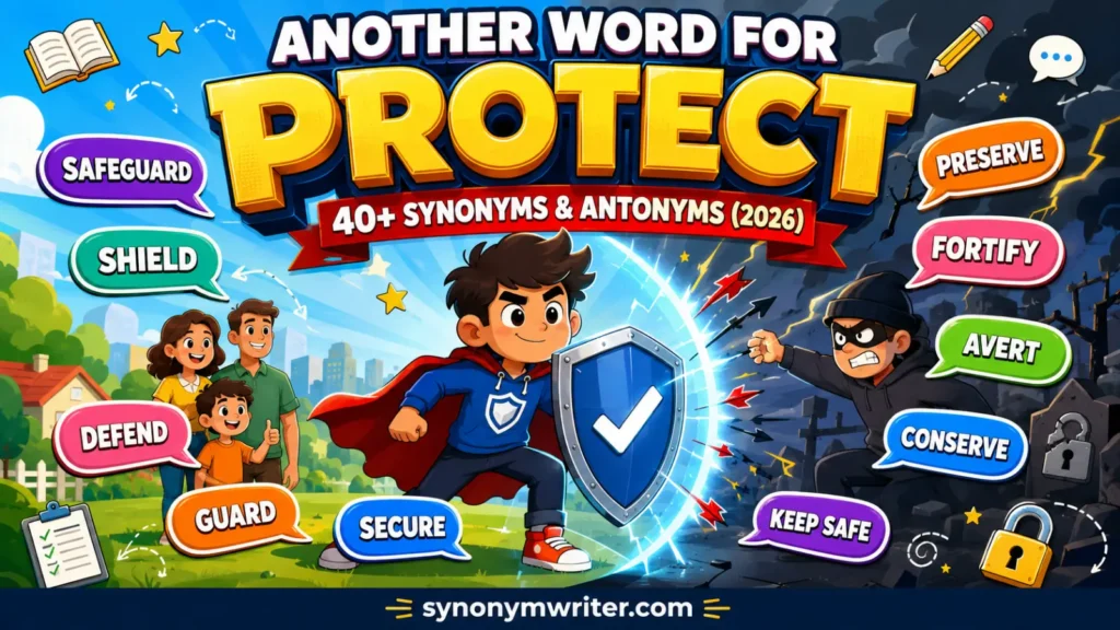 Another Word for Protect 40+ Synonyms & Antonyms (2026)