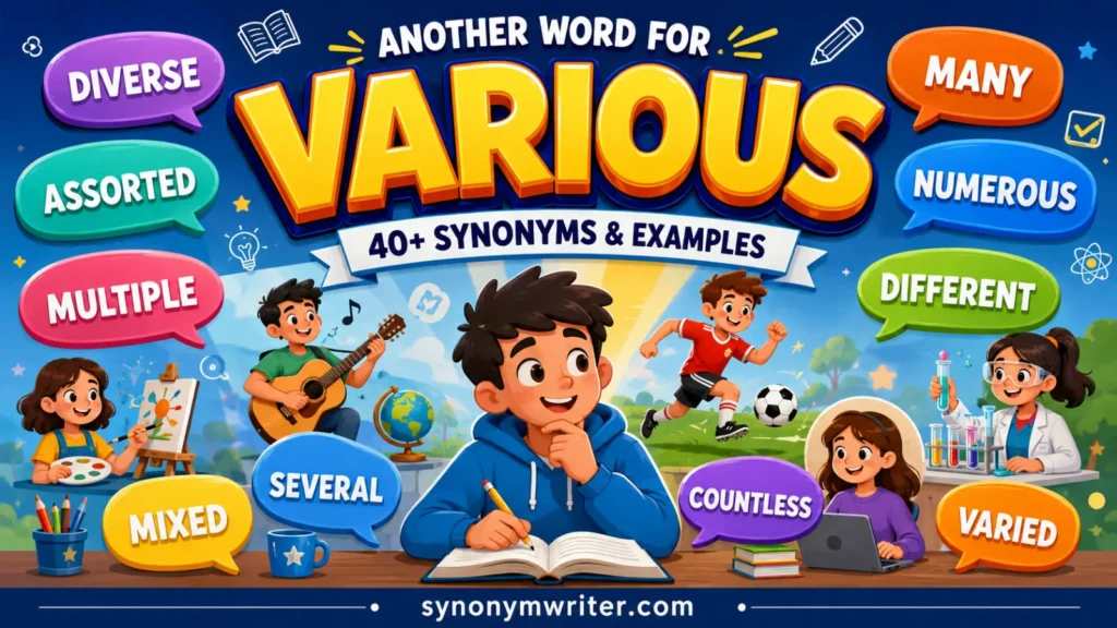 Another Word for Various: 40+ Synonyms & Examples