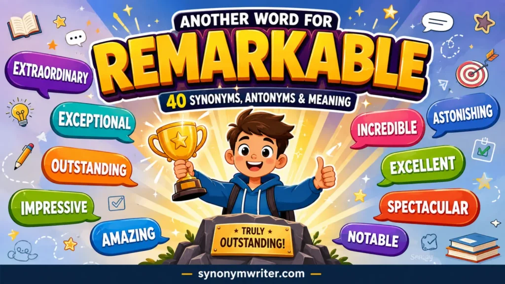 Another Word for Remarkable: 40 Synonyms & Antonyms