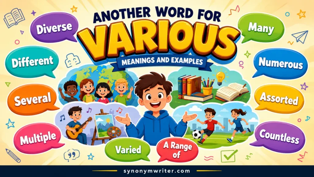 Another Word for Various: Meanings and Examples