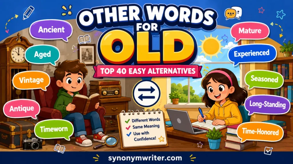 Other Words for Old: Top 40 Easy Alternatives