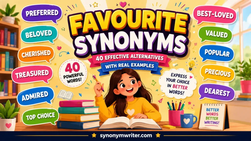 Favourite Synonyms: 40 Effective Alternatives with Real Examples