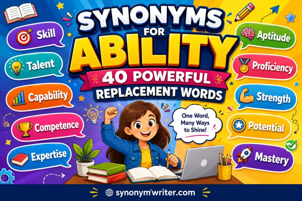Synonyms for Ability: 40 Powerful Replacement Words