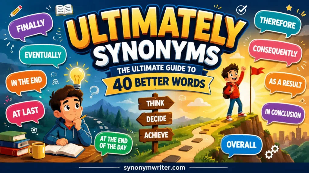 Ultimately Synonyms: The Ultimate Guide to 40 Better Words