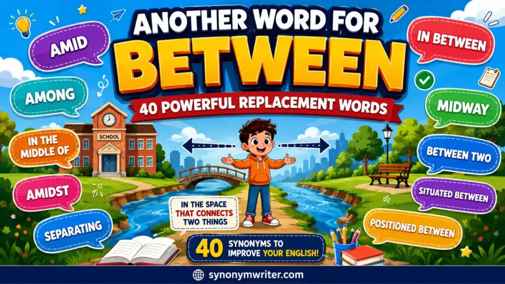 Another Word for Between: 40 Powerful Replacement Words