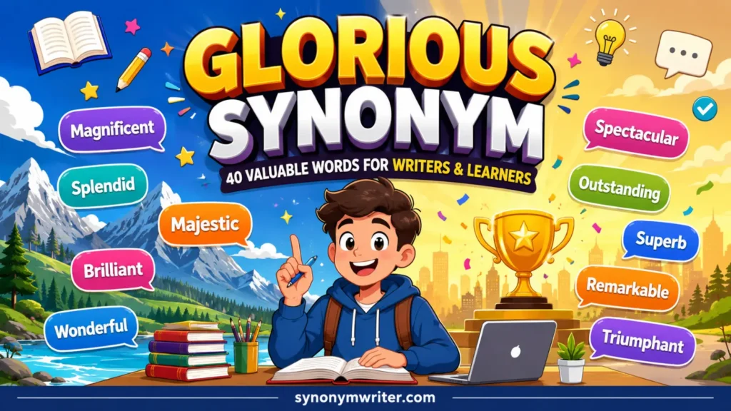 Glorious Synonym: 40 Valuable Words for Writers & Learners