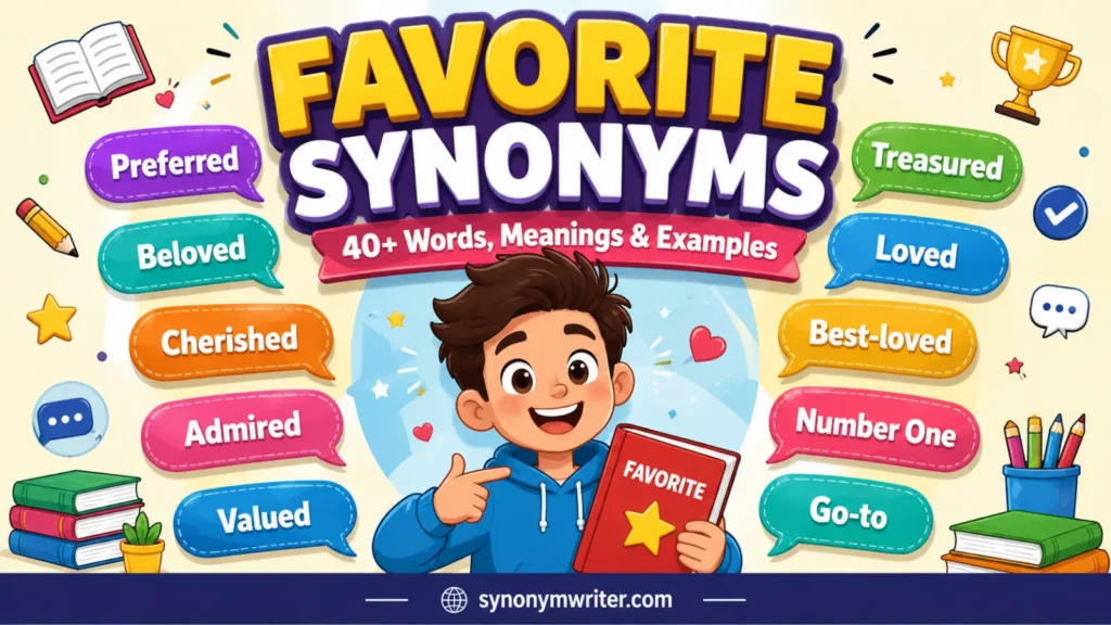 Favorite Synonyms: 40+ Words, Meanings & Examples
