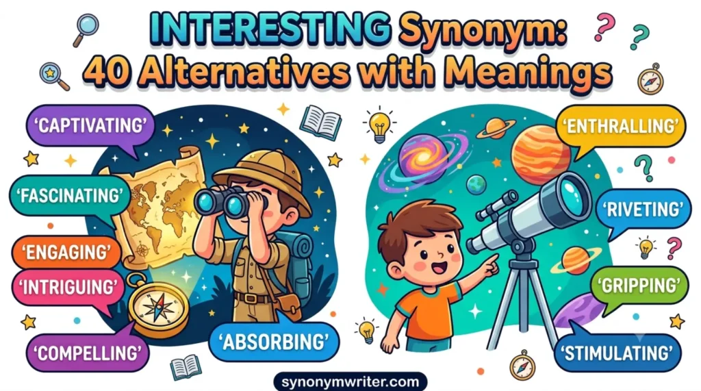 Interesting Synonym: 40 Alternatives with Meanings