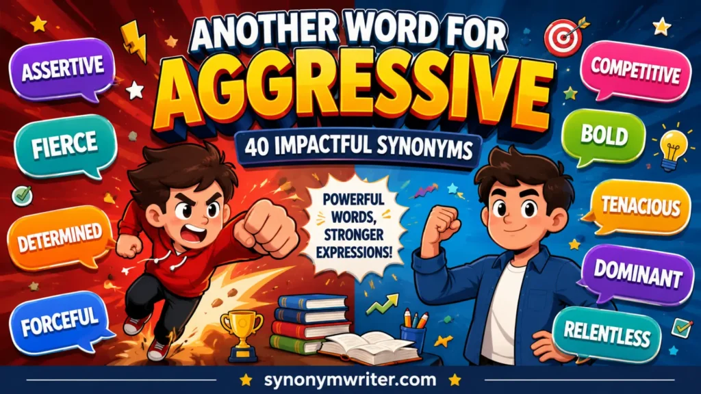 Another Word for Aggressive: 40 Impactful Synonyms