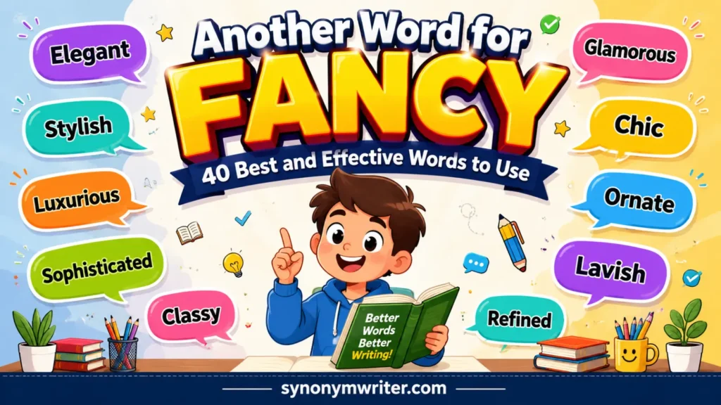 Another Word for Fancy: 40 Best and Effective Words to Use