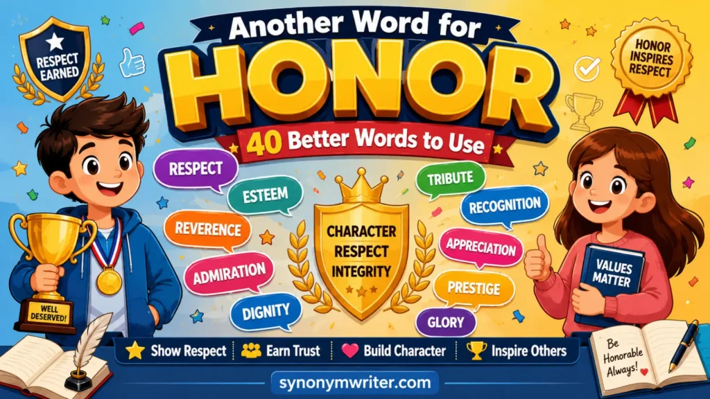 Another Word for Honor: 40 Better Words to Use