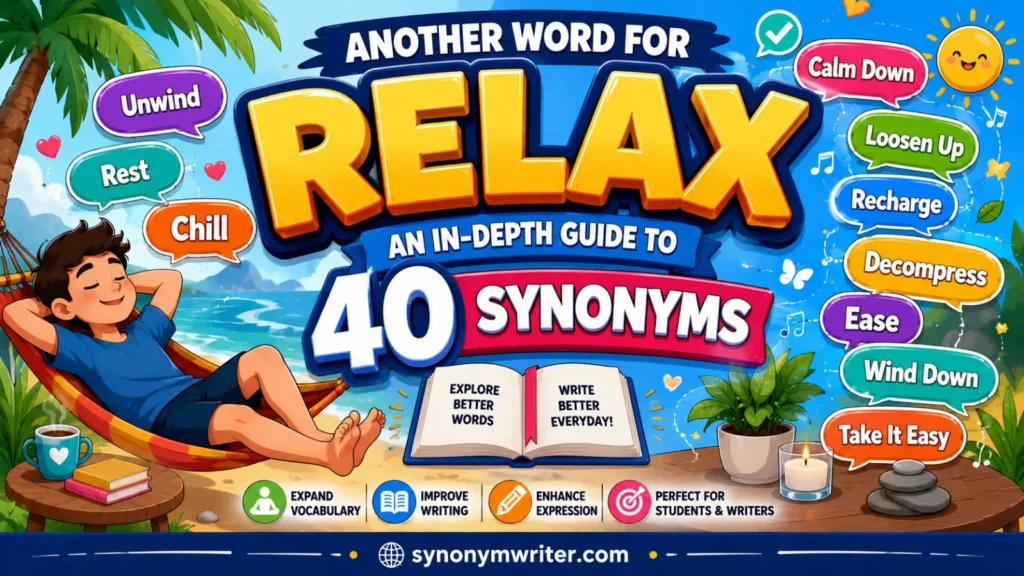 Another Word for Relax: An In-Depth Guide to 40 Synonyms