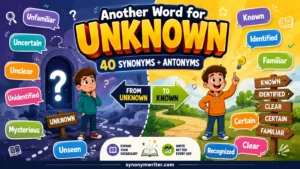 Another Word for Unknown: 40 Synonyms + Antonyms