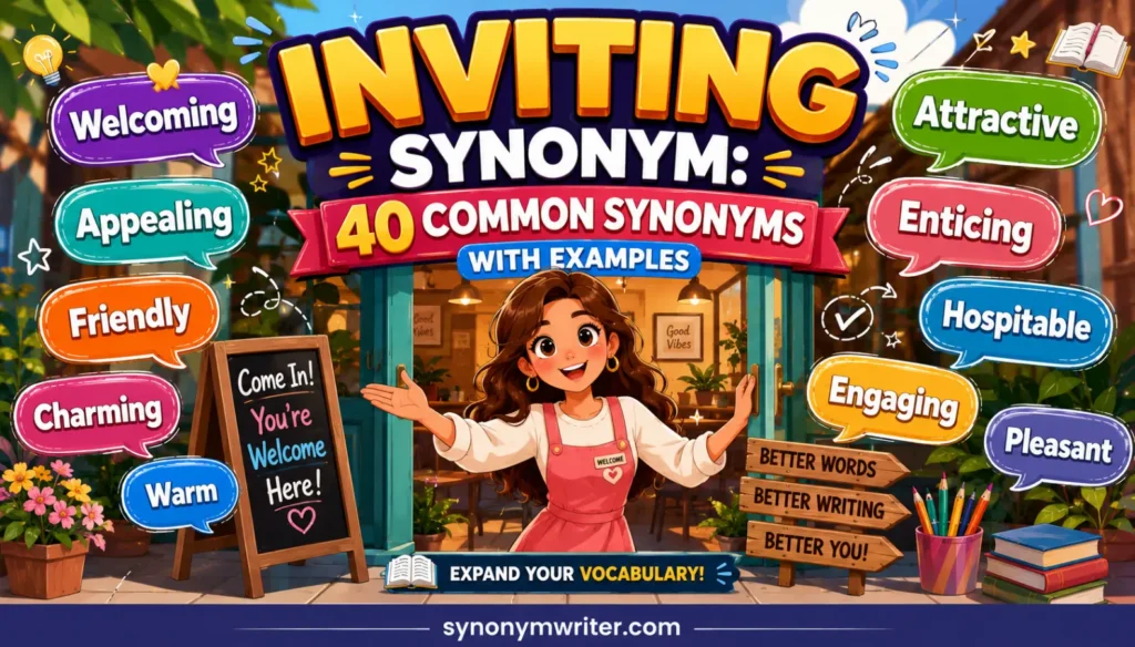 Inviting Synonym: 40 Common Synonyms with Examples