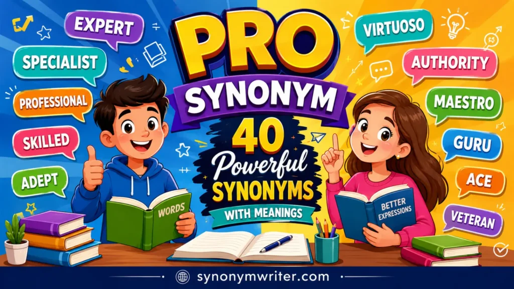 Pro Synonym: 40 Powerful Synonyms with Meanings
