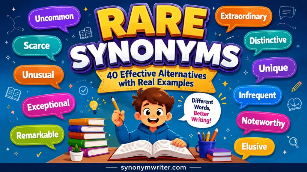 Rare Synonyms: 40 Effective Alternatives with Real Examples