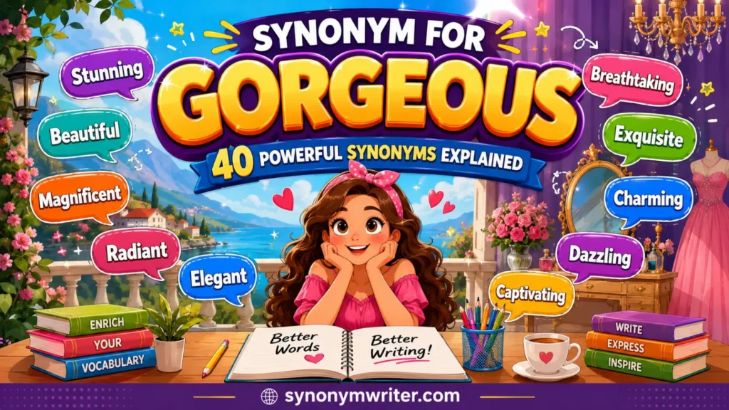 Synonym for Gorgeous: 40 Powerful Synonyms Explained