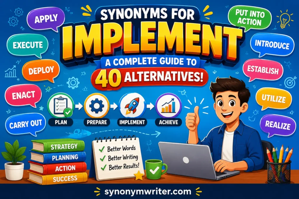 Synonyms for Implement: A Complete Guide to 40 Alternatives