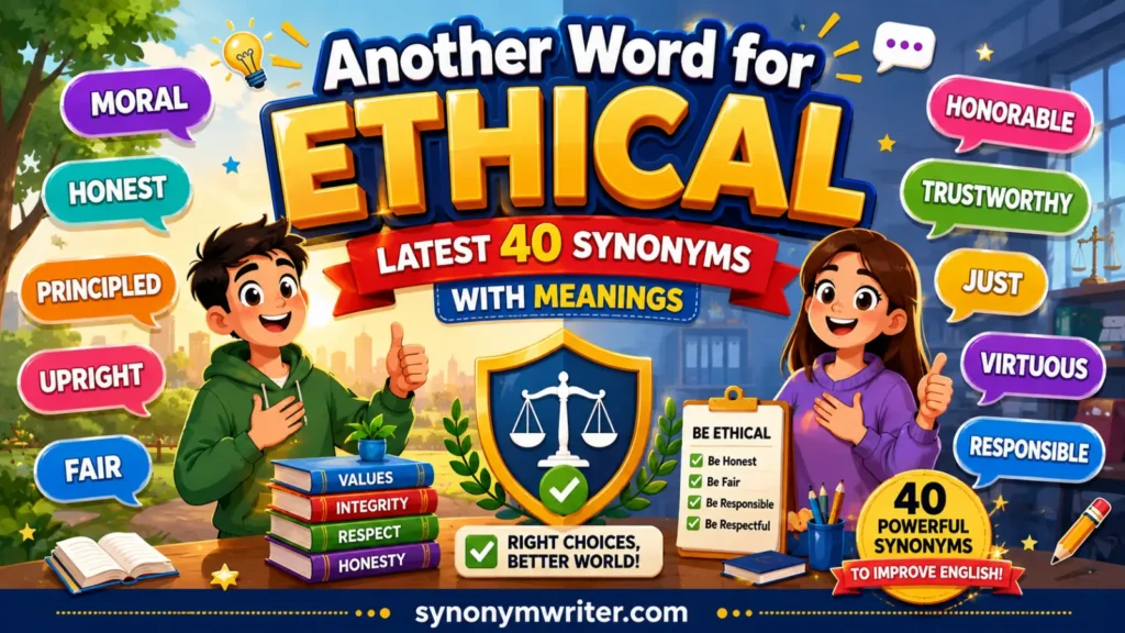 Another Word for Ethical: Latest 40 Synonyms with Meanings