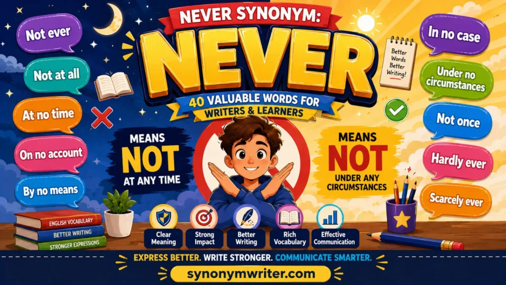Never Synonym: 40 Valuable Words for Writers & Learners
