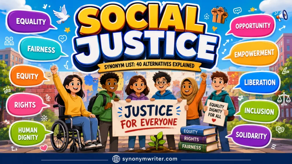 Social Justice Synonym List: 40+ Alternatives Explained