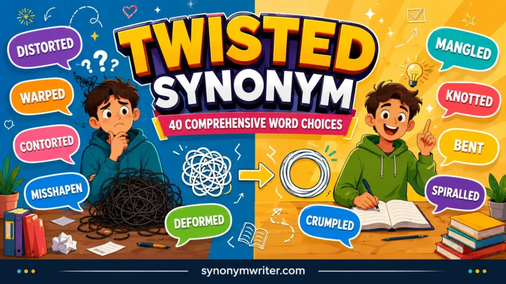 Twisted Synonym: 40 Comprehensive Word Choices