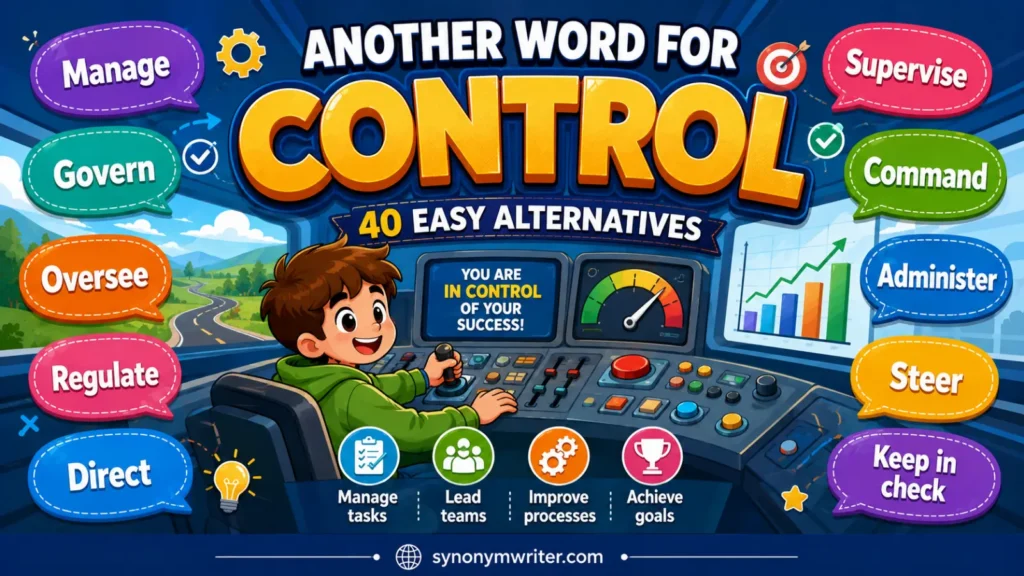 Another Word for Control: 40 Easy Alternatives