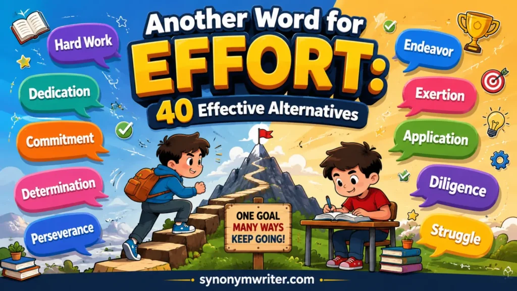 Another Word for Effort: 40 Effective Alternatives