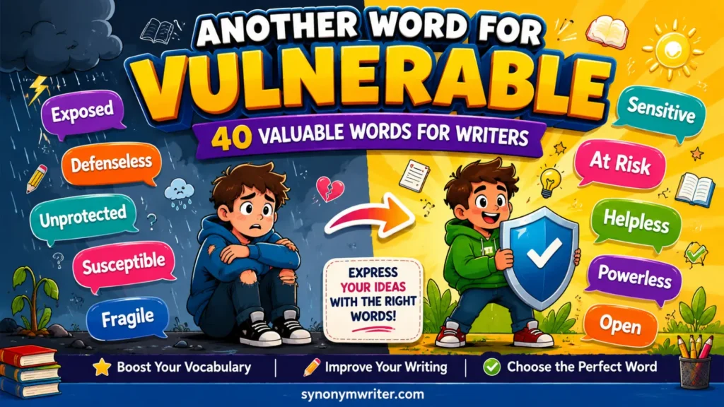 Another Word for Vulnerable: 40 Valuable Words for Writers