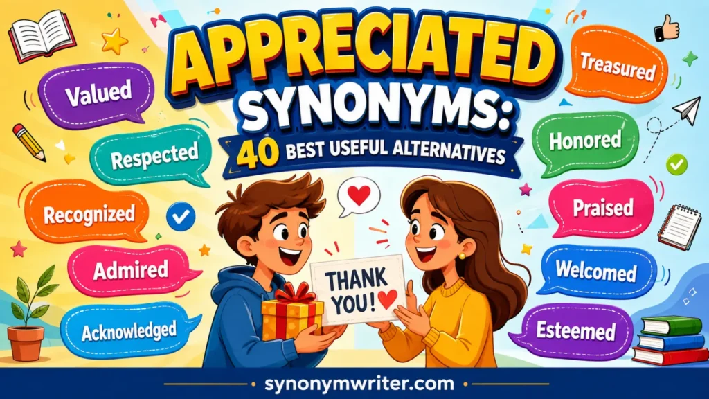 Appreciated Synonyms: 40 Best Useful Alternatives