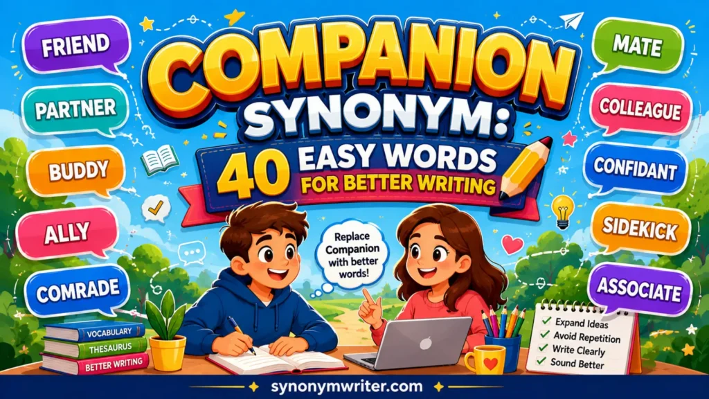 Companion Synonym: 40 Easy Words for Better Writing