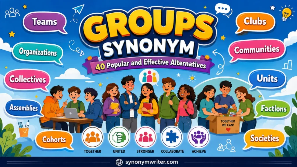 Groups Synonym: 40 Popular and Effective Alternatives