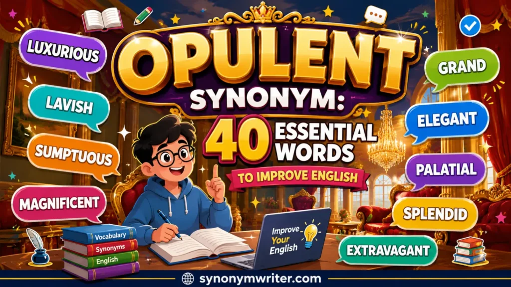 Opulent Synonym: 40 Essential Words to Improve English