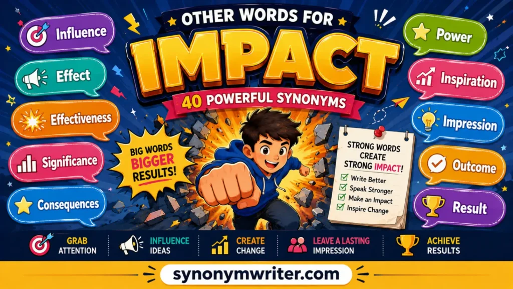 Other Words for Impact: 40 Powerful Synonyms