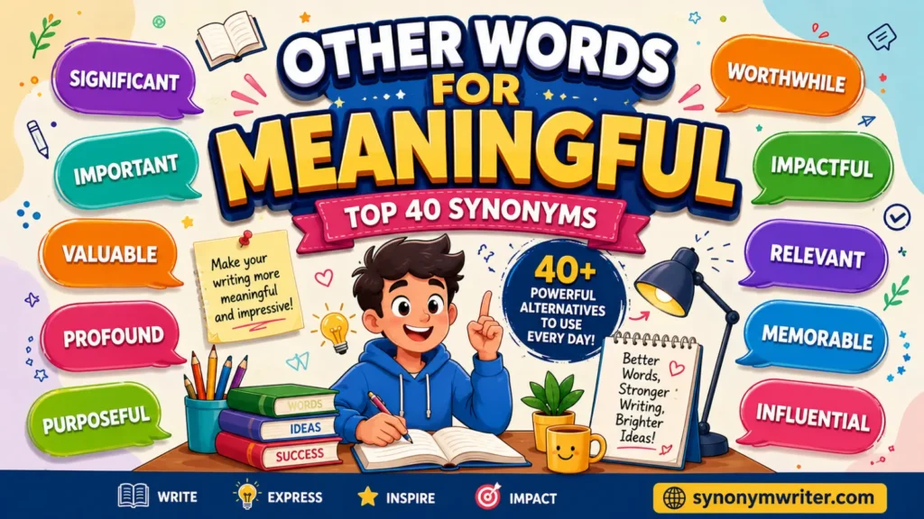 Other Words for Meaningful: Top 40 Synonyms