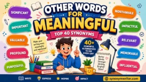 Other Words for Meaningful: Top 40 Synonyms