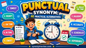 Punctual Synonym: 40 Practical Alternatives
