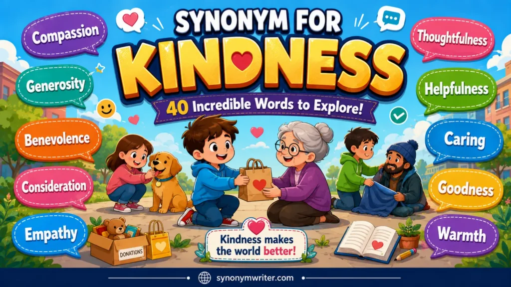 Synonym for Kindness: 40 Incredible Words to Explore