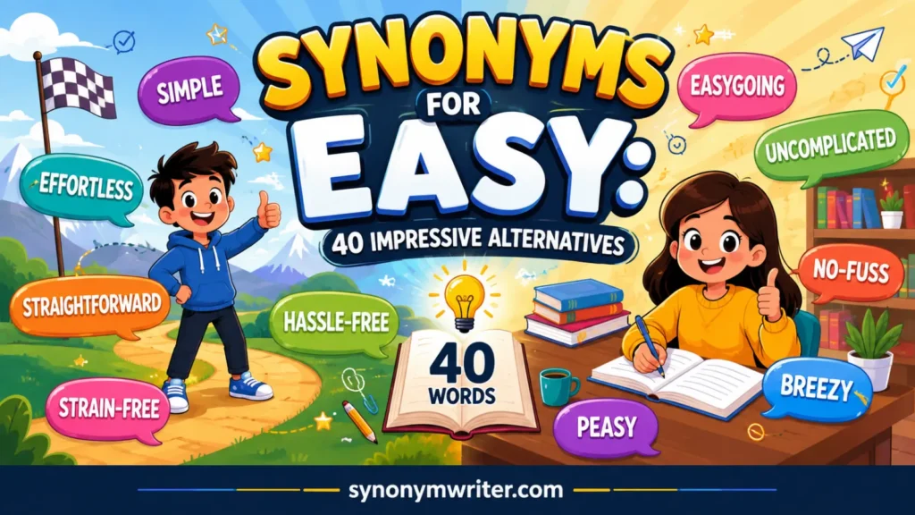 Synonyms for Easy: 40 Impressive Alternatives