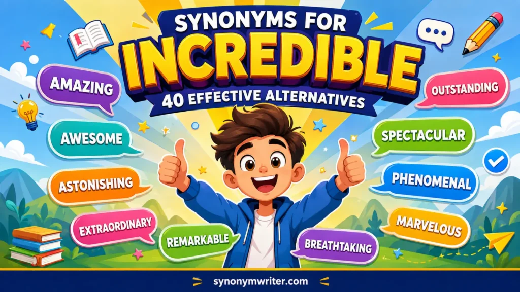 Synonyms for Incredible: 40 Effective Alternatives