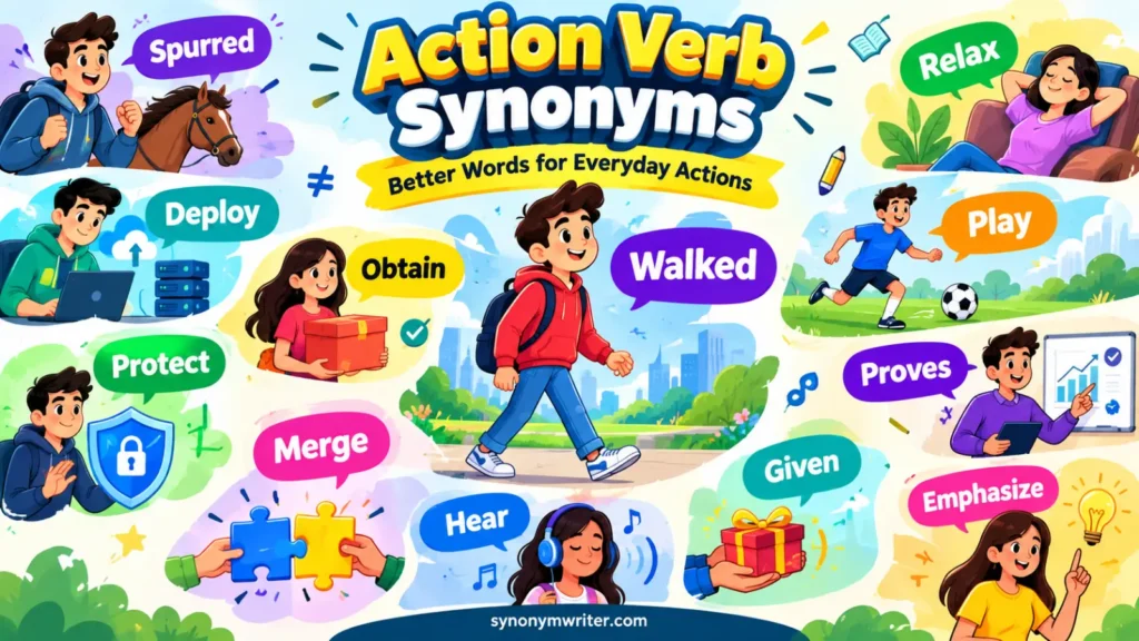 Action Verb Synonyms: Better Words for Everyday Actions