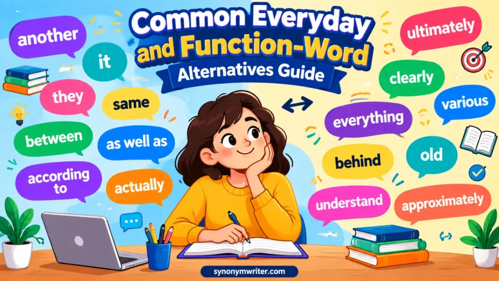 Common Everyday and Function-Word Alternatives Guide