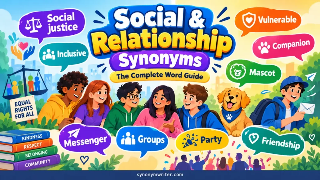 Social & Relationship Synonyms The Complete Word Guide